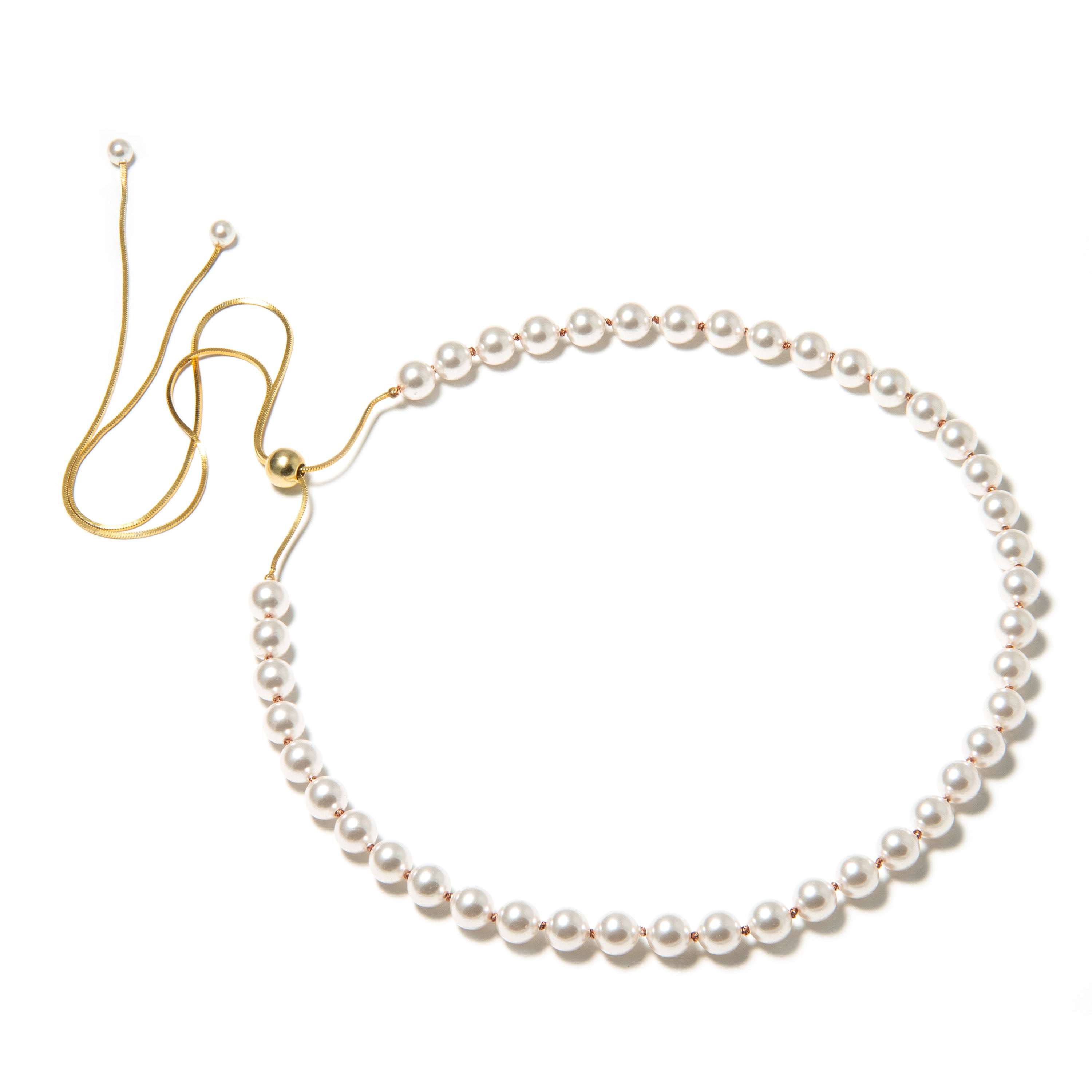 So' oh 6mm pearl delicate necklace sterling silver Swarovski pearl 16" 18" 22" 28" choker long adjustable soohjewelry