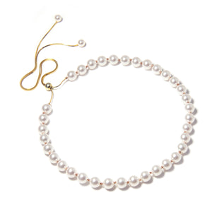 So' oh 8mm pearl necklace sterling silver Swarovski pearl 16" 18" 22" 28" choker long adjustable soohjewelry