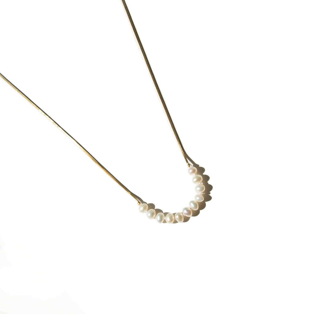 Freshwater Pearl Frontal Necklace