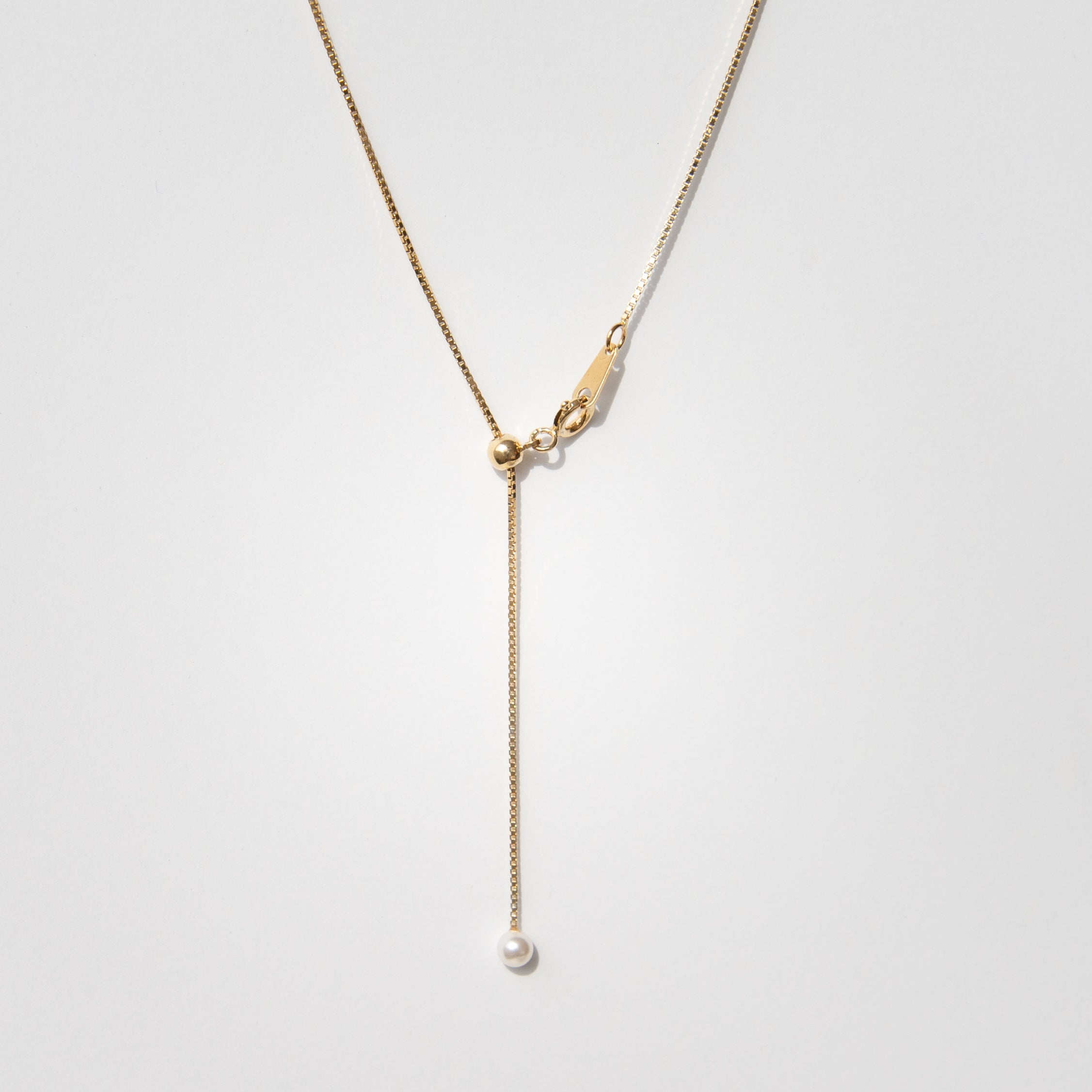 Solitaire Gemstone Ball Necklace - Blue Lace Agate