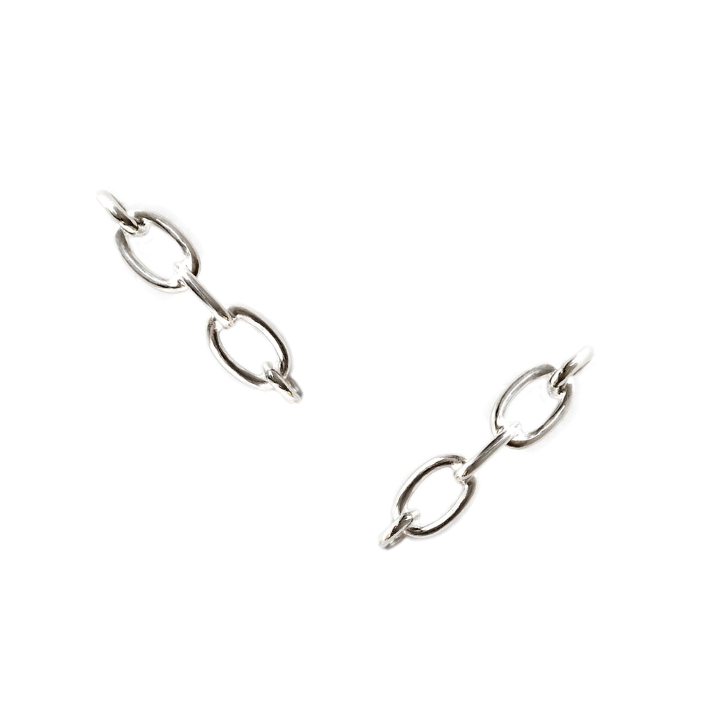 Slanted Chain Earrings